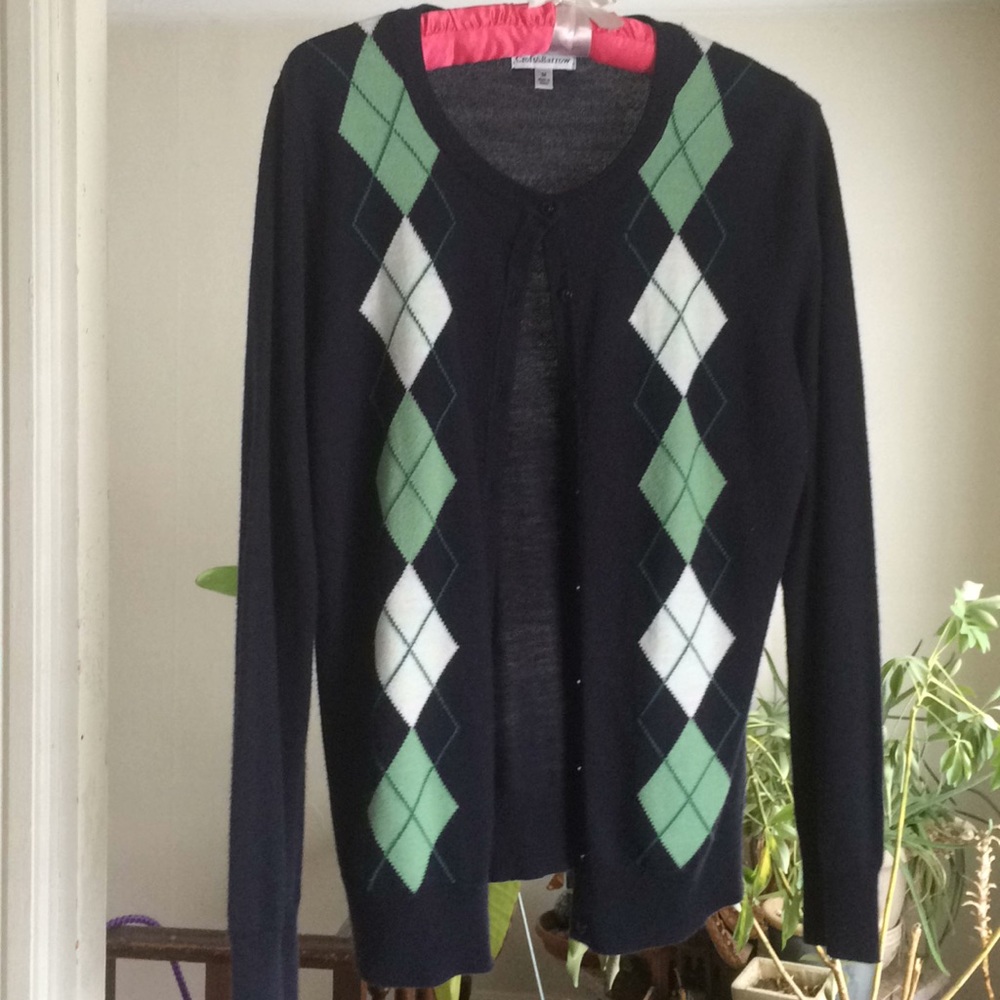 Argyle Sweater. Gently Worn. Sz Med